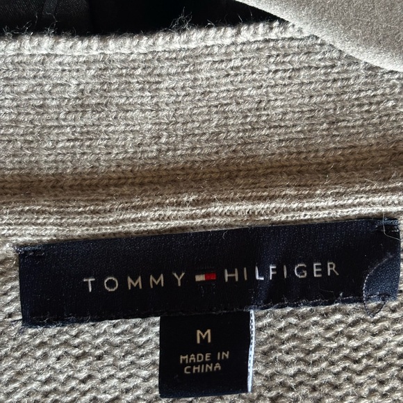 Tommy Hilfiger Women's Gray Cable Cardigan - Picture 4 of 4